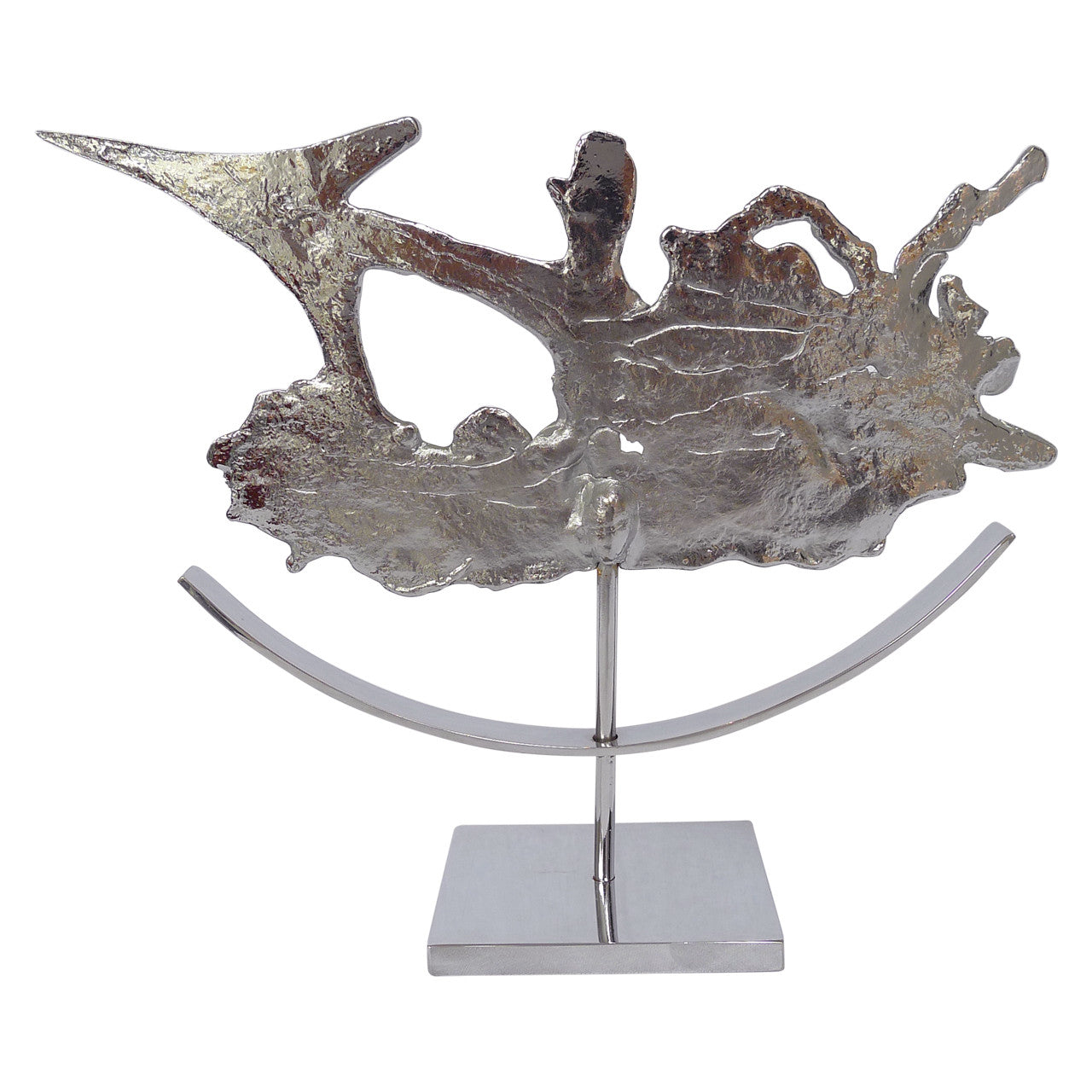 Brutalist Sagittarius Sculpture in Chrome by Philippe Cheverny
