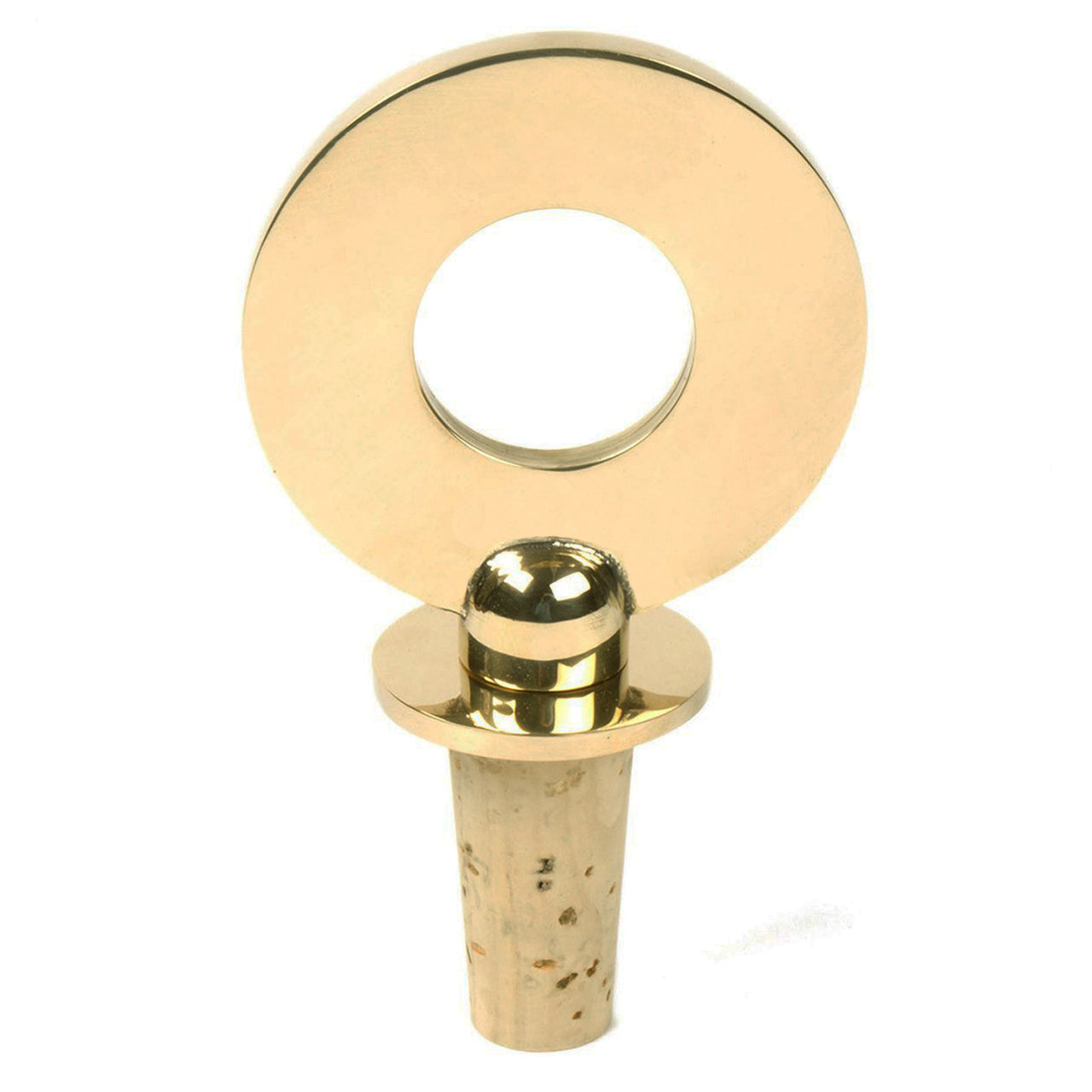 "Ring" #5971 Cork Stopper in Brass by Carl Auböck