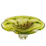 Large Round Sommerso Czech Glass Bowl