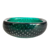 Emerald Green Murano Glass Bowl by Carlo Scarpa