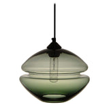 "Groove Low Orb" Blue Pendant Light by Furthur Design