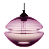 "Groove Low Orb" Smoke Pendant Light by Furthur Design