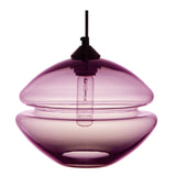 "Groove Low Orb" Pink Pendant Light by Furthur Design