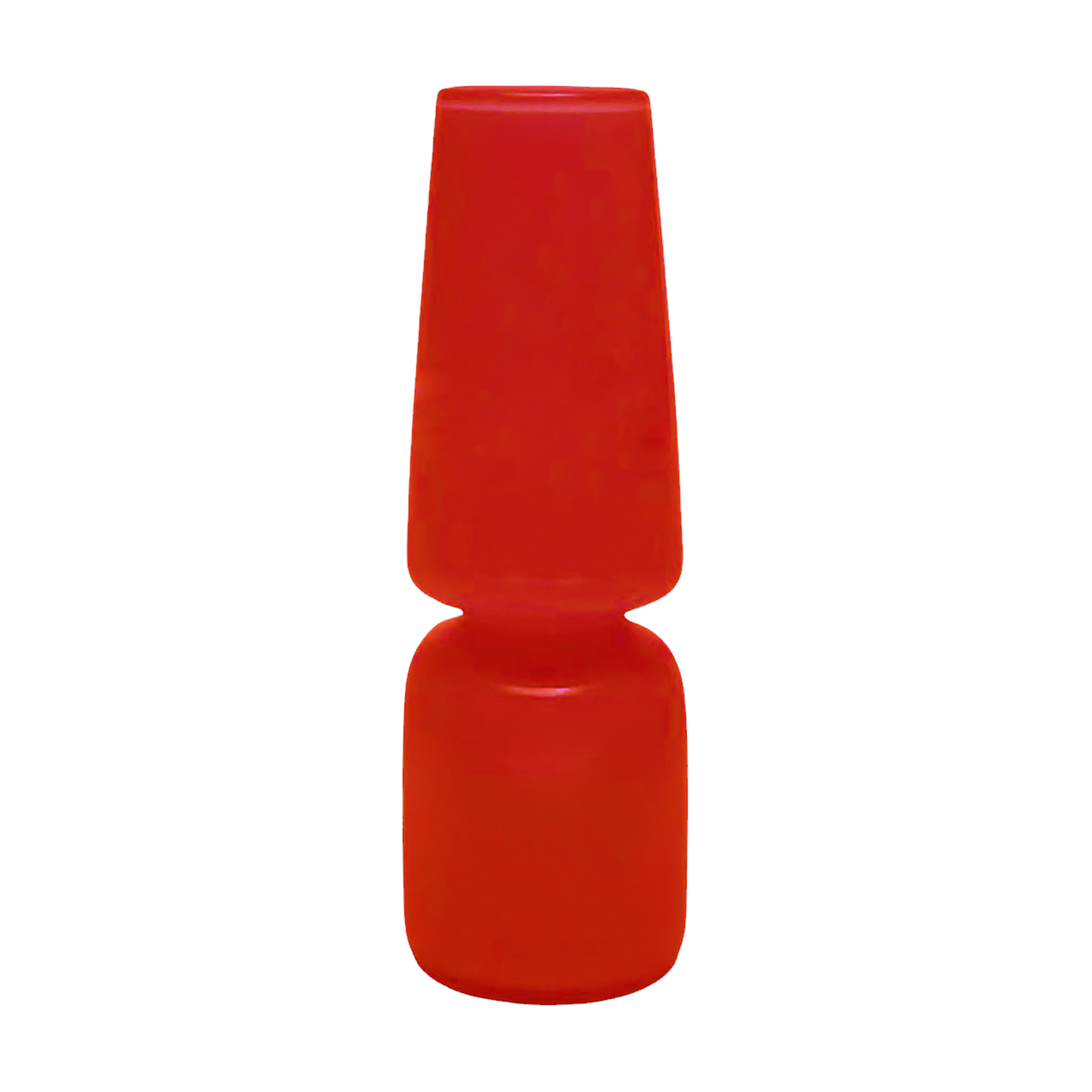 Large "Groove Tapered Cylinder" Vase Red by Furthur Design