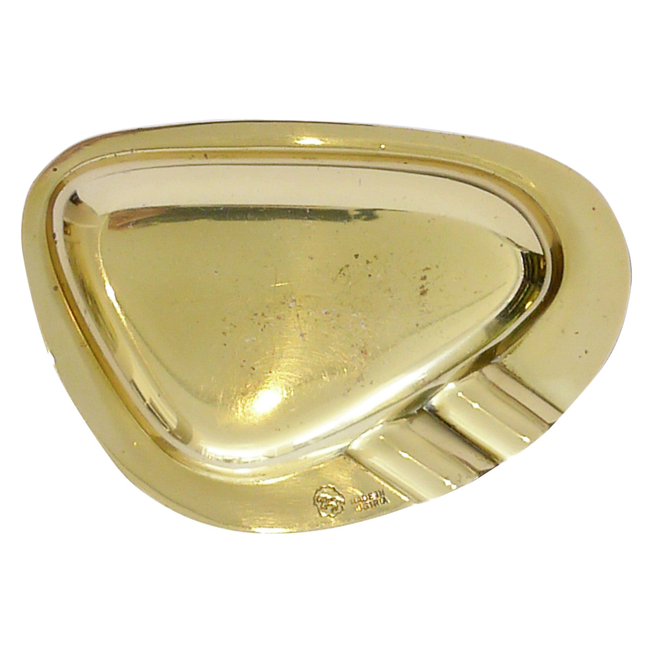 Mid-Century Brass Ashtray by Hagenauer