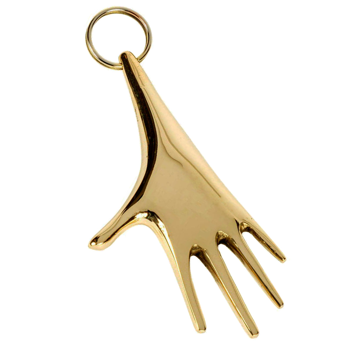 "Hand" #5732 Keyring by Carl Auböck