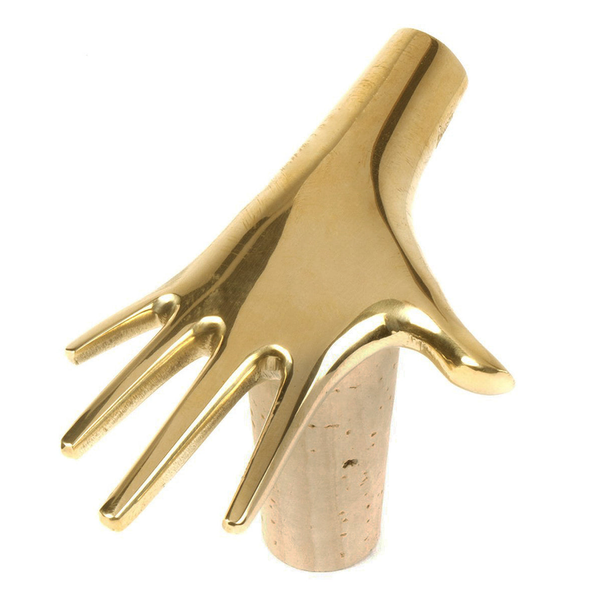 "Hand" #4220 Bottle Stopper by Carl Auböck