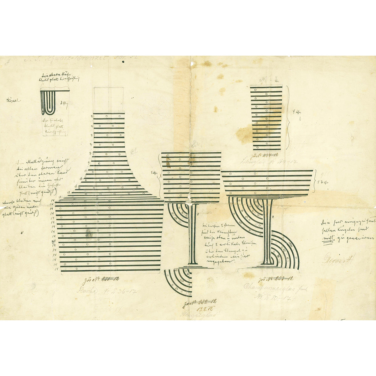 "Series B" Champagne Coupe by Josef Hoffmann