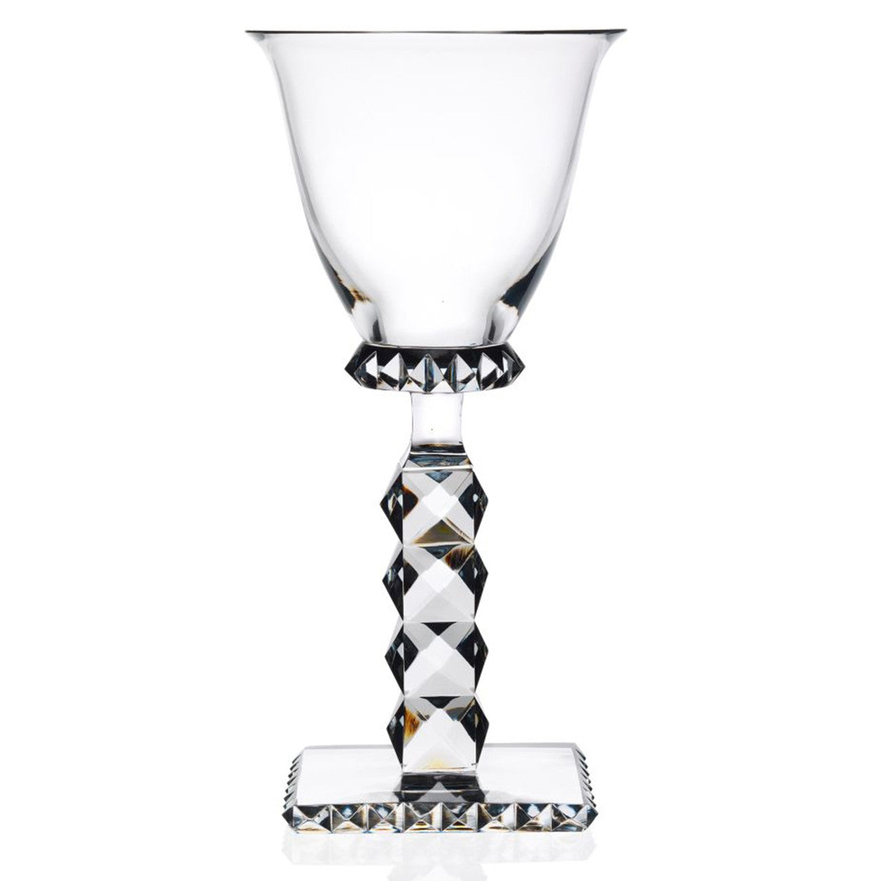 Hoffmann Goblets: "Würfelschliff" Goblet by Josef Hoffmann