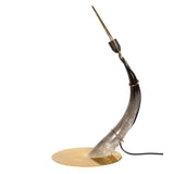 "Horn" Table Lamp #7255-2 by Carl Auböck