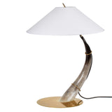 "Horn" Table Lamp #7255-2 by Carl Auböck