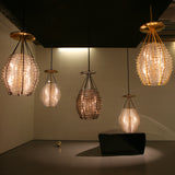 “Basket 20” Chandelier Clear by Marco Dessí