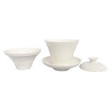 Ivory Tea Diffuser with Cups