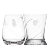 Pair of "J. & L." Tumblers Arabesque by BCXSY