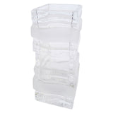 Modernist Square Cut Crystal Vase
