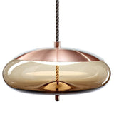 "Knot Disco" Small Pendant Lamp by Chiaramonte Marin