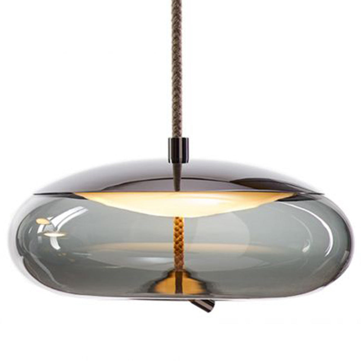 "Knot Disco" Small Pendant Lamp by Chiaramonte Marin
