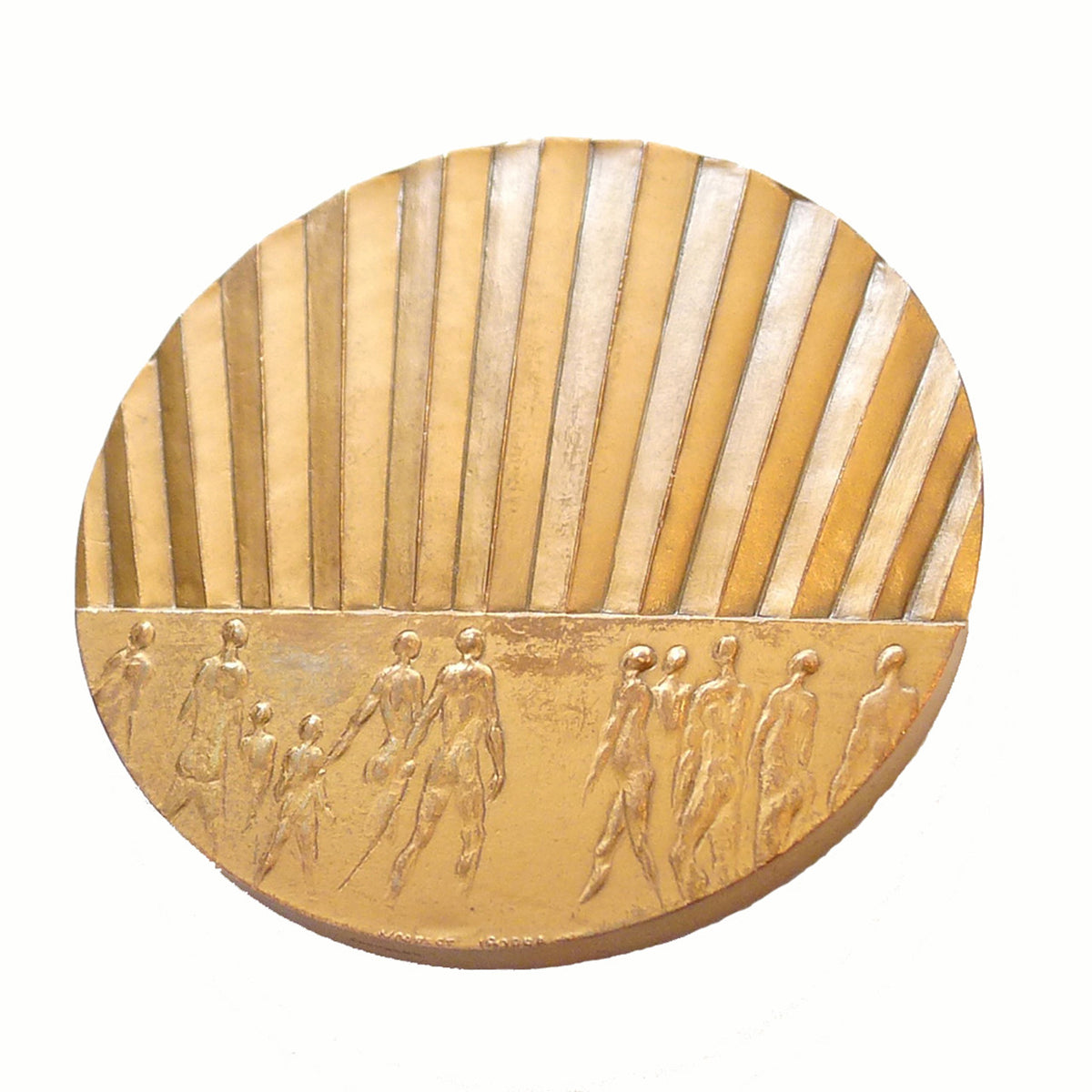 Modernist French Bronze Medal
