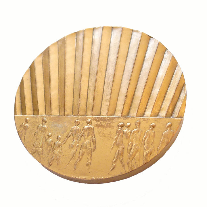 Modernist French Bronze Medal