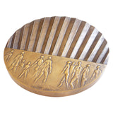 Modernist French Bronze Plaque