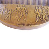 Modernist French Bronze Plaque