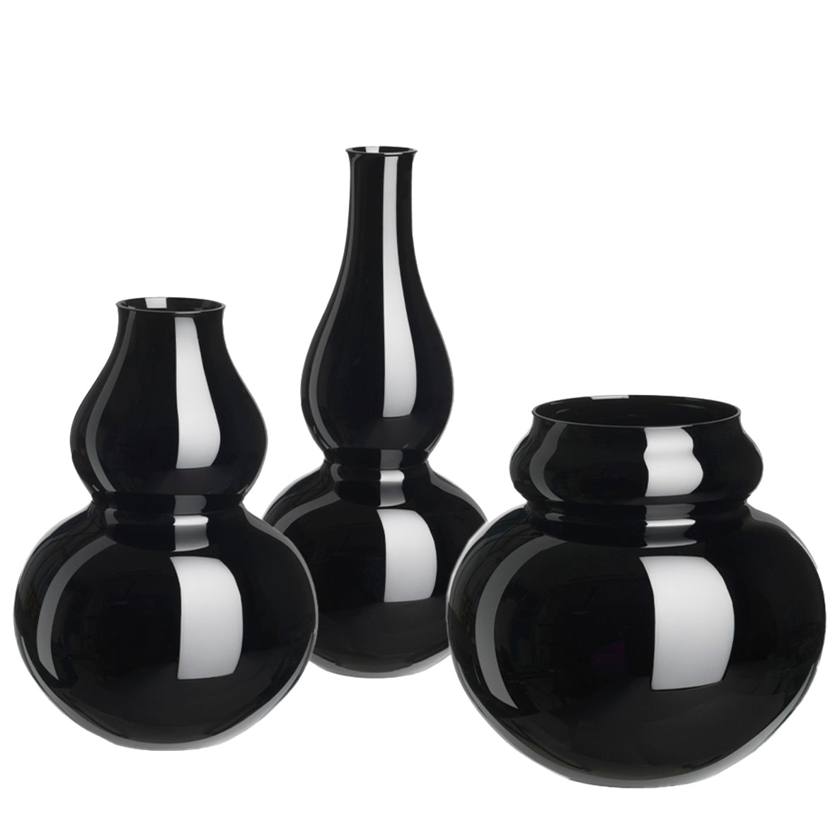 "Calabash" Flower Vase 1 in Amethyst by Sebastian Menschhorn