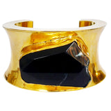 "Rock Candy" Jet Black Cuff by Michelle Nussbaumer