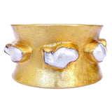 "Rock Candy" Pearl Cuff by Michelle Nussbaumer