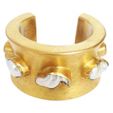 "Rock Candy" Pearl Cuff by Michelle Nussbaumer