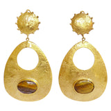 "Rock Candy" Tiger's Eye Earrings by Michelle Nussbaumer