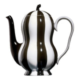 "Melon” Mocca Pot by Josef Hoffmann Black