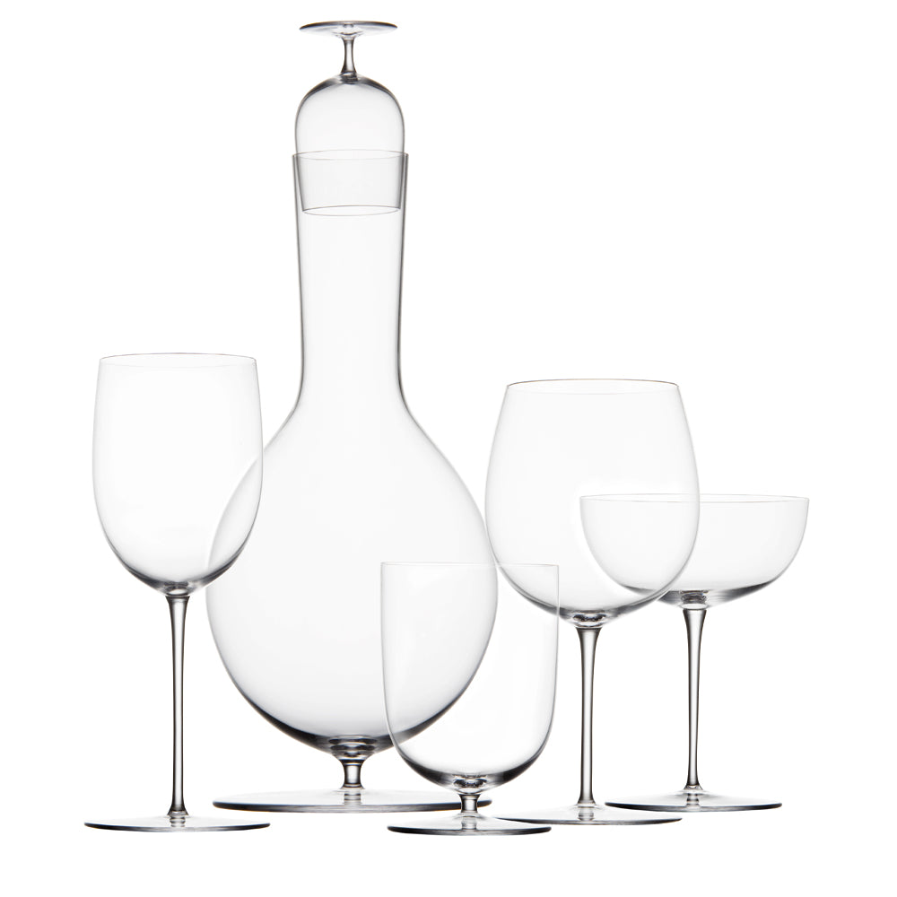 "Wiener Gemischter Satz" Drinking Set No. 280 Decanter with Stopper by POLKA