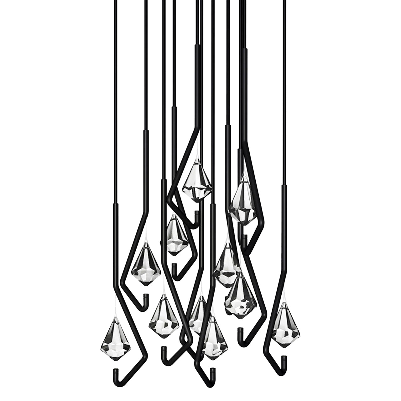 “One Crystal" Chandelier by Thomas Feichtner