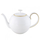 "Opus" Tea Pot with Gold Rim