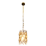 Gilt Brass & Crystal Pendant Light by Palwa