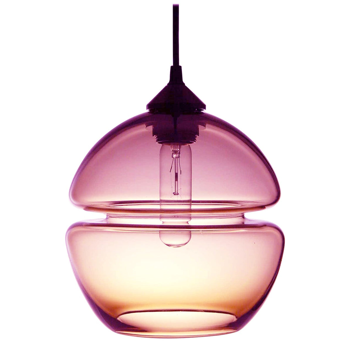 "Groove Orb" Green Pendant Light by Furthur Design