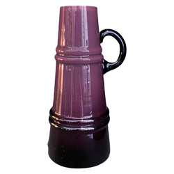 German Modernist Purple Jug Vase by Karl Friedrich