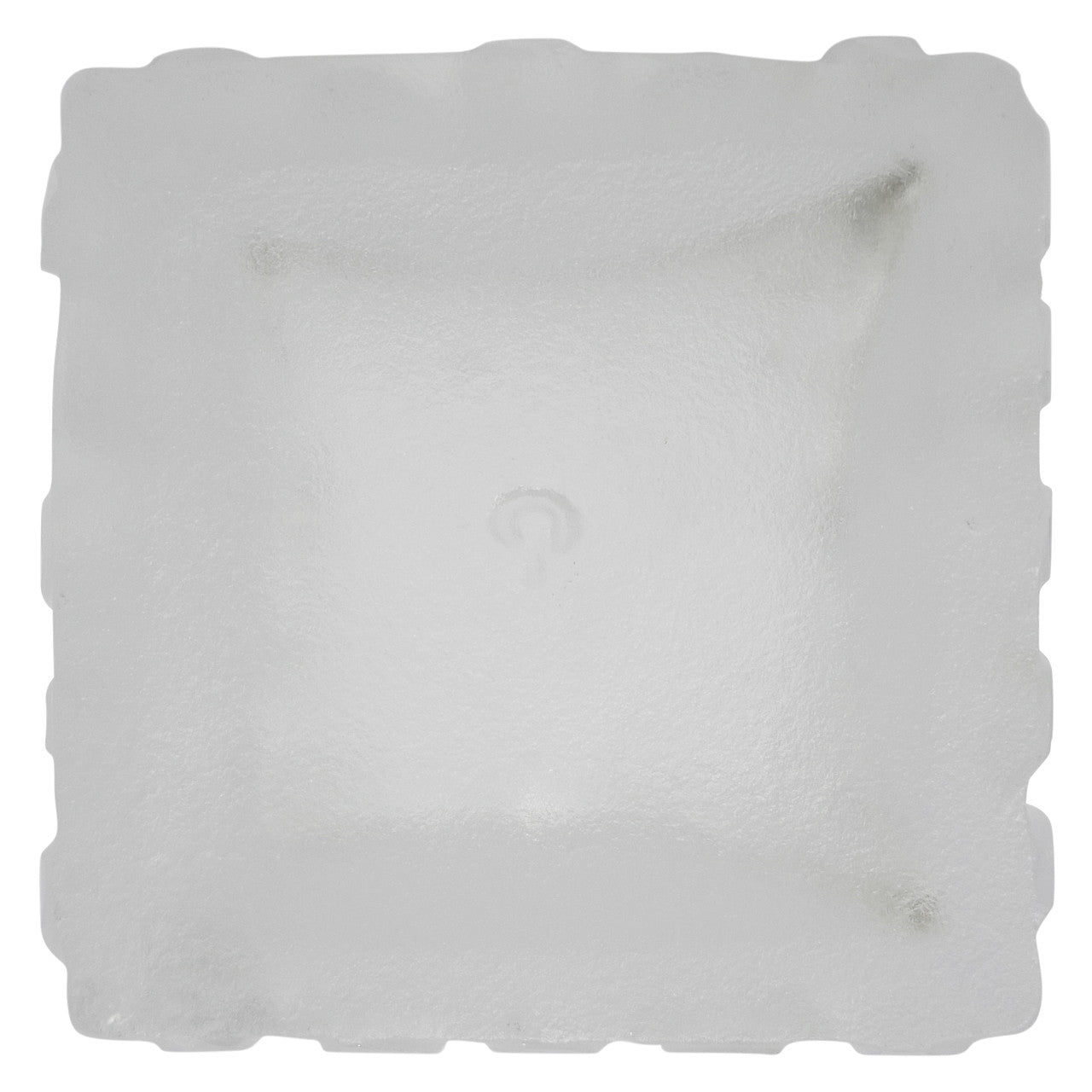 Square German Modernist Glass Vase