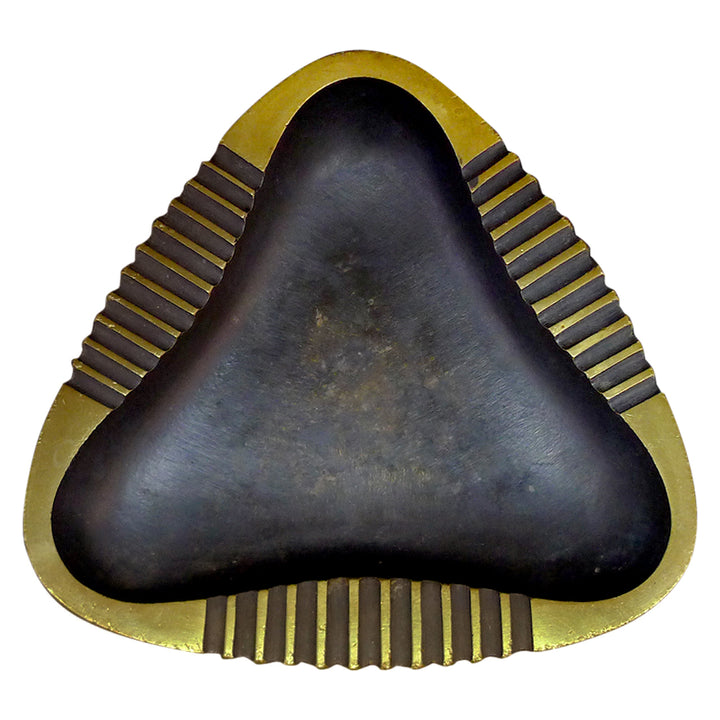 Mid-Century Brass Ashtray by Richard Rohac