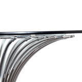 Modernist Chrome Dining Table by Gastone Rinaldi