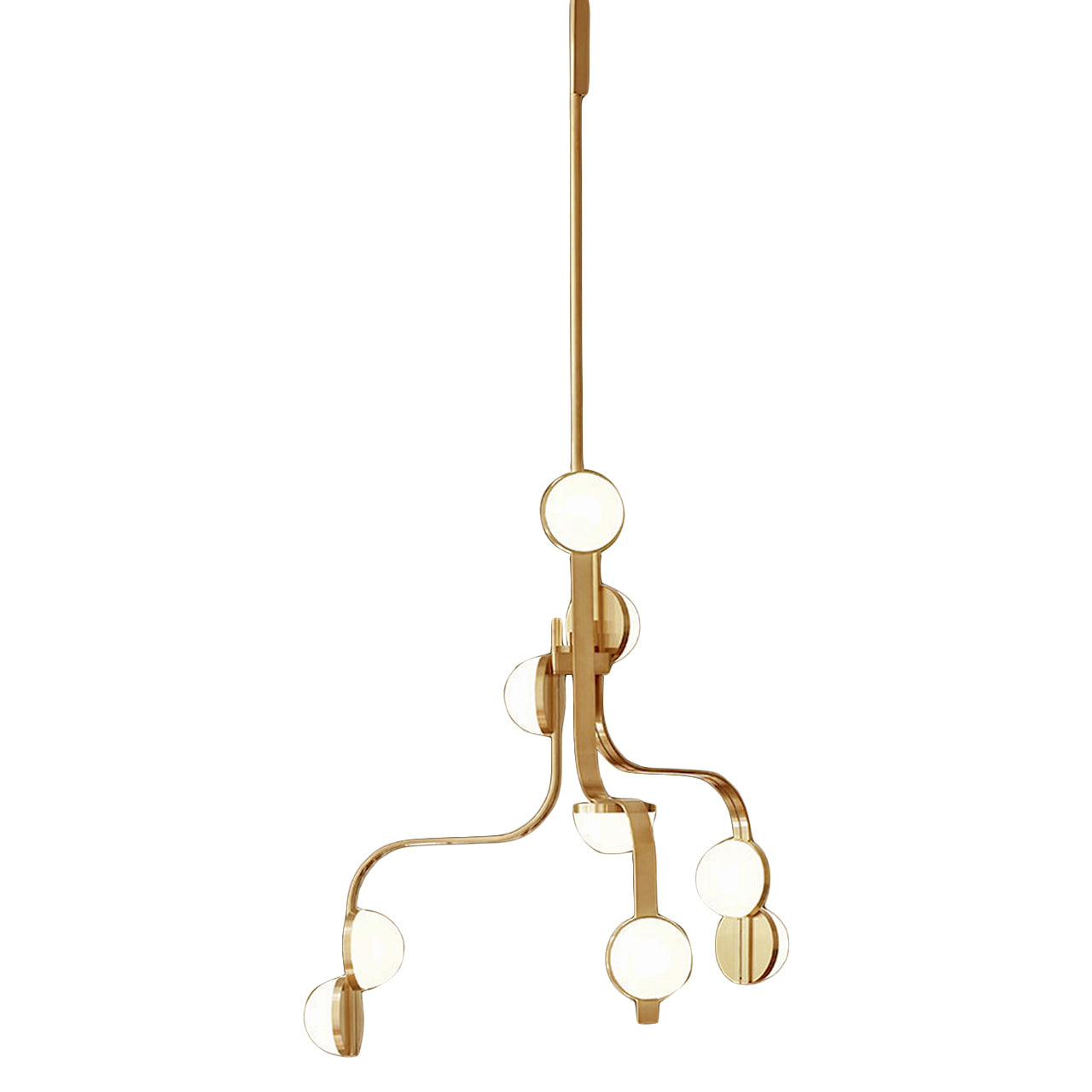 "Script" Chandelier by Bodo Sperlein