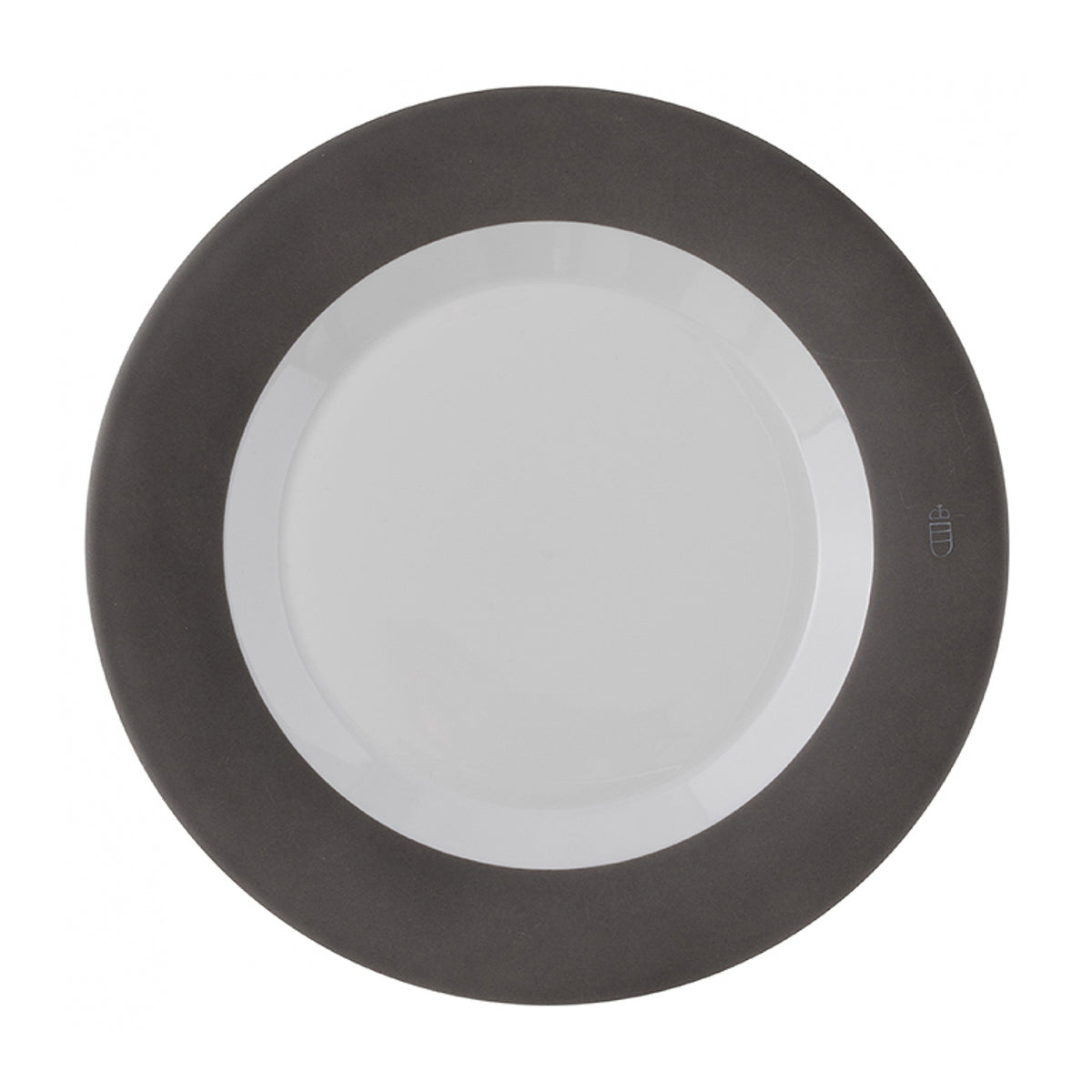"Shortcut" Small Plate Dark Gray by Thomas Feichtner