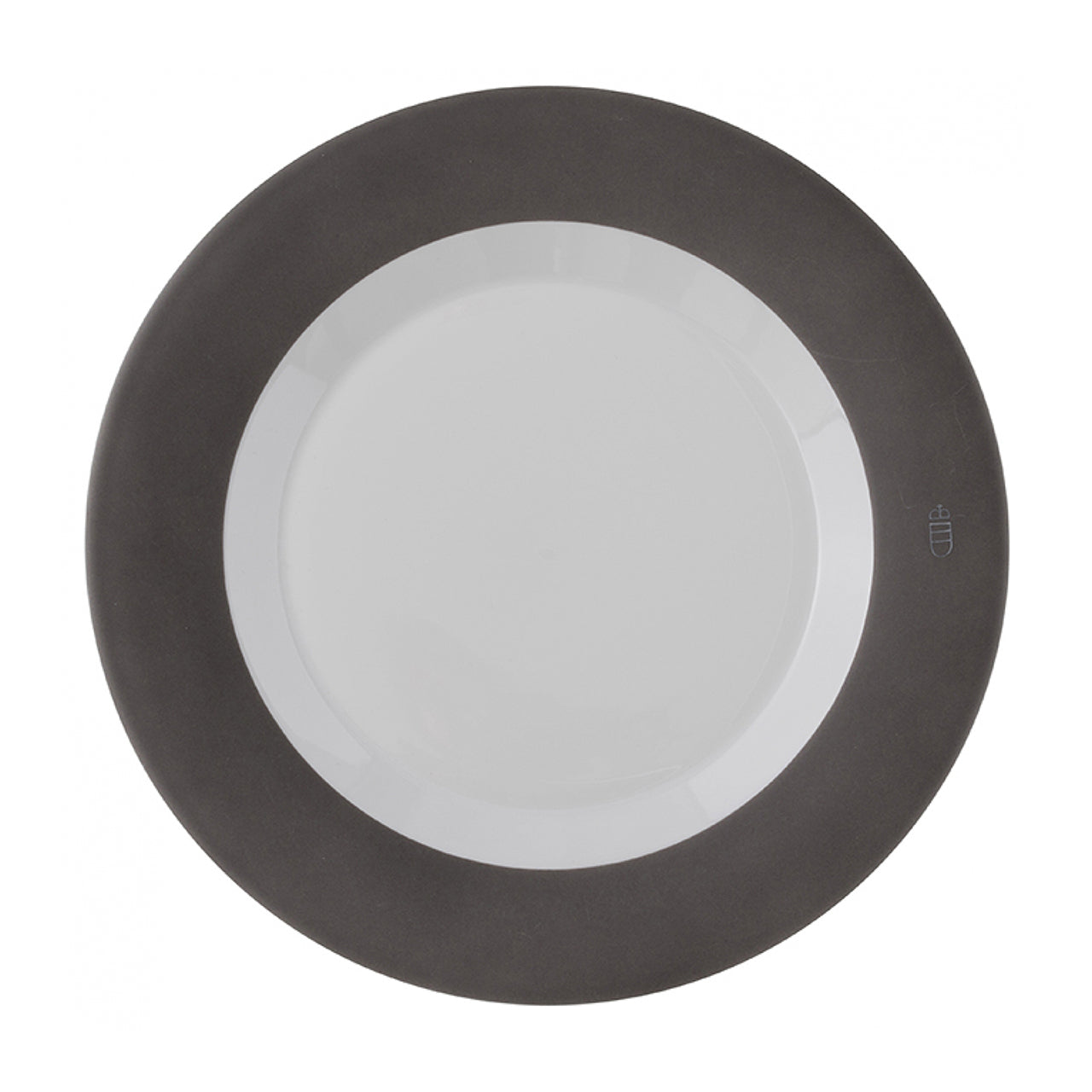 "Shortcut" Small Plate Light Gray by Thomas Feichtner