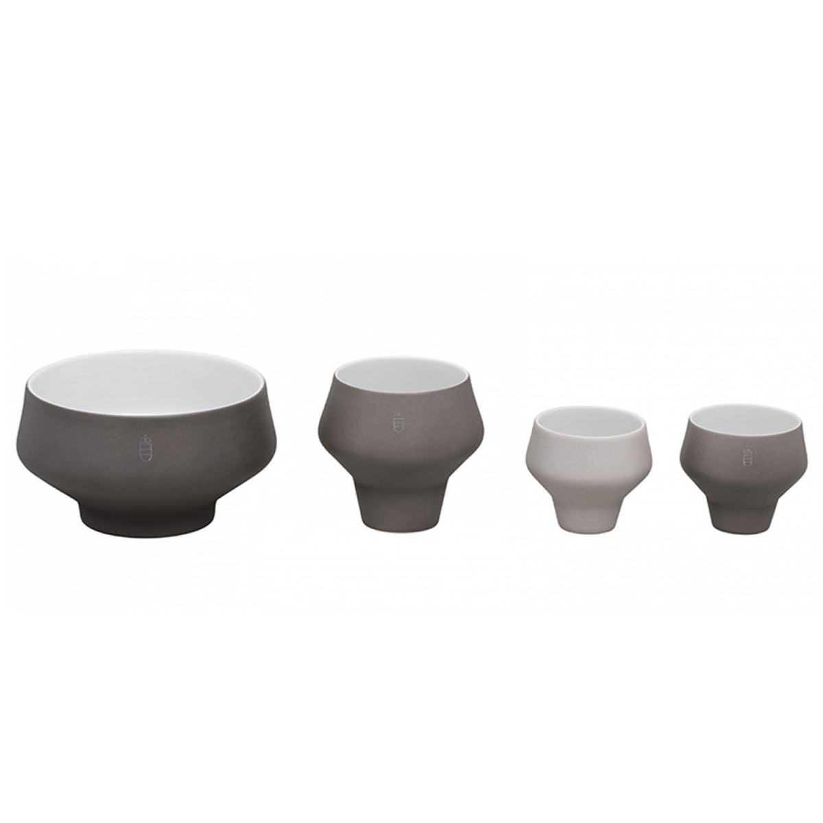 "Shortcut" Tea Cup & Saucer White by Thomas Feichtner