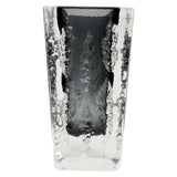 Square German Modernist Crystal Vase