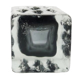 Square German Modernist Crystal Vase