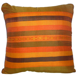Thai Silk Stripe Pillow