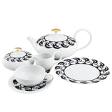 "Vogelkolonie" Cup with Saucer by Koloman Moser & Ena Rottenberg