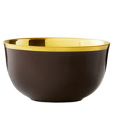 "Schubert" Champagne Bowl Mocca & Gold by Augarten