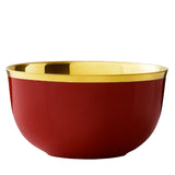 "Schubert" Champagne Bowl Red & Gold by Augarten